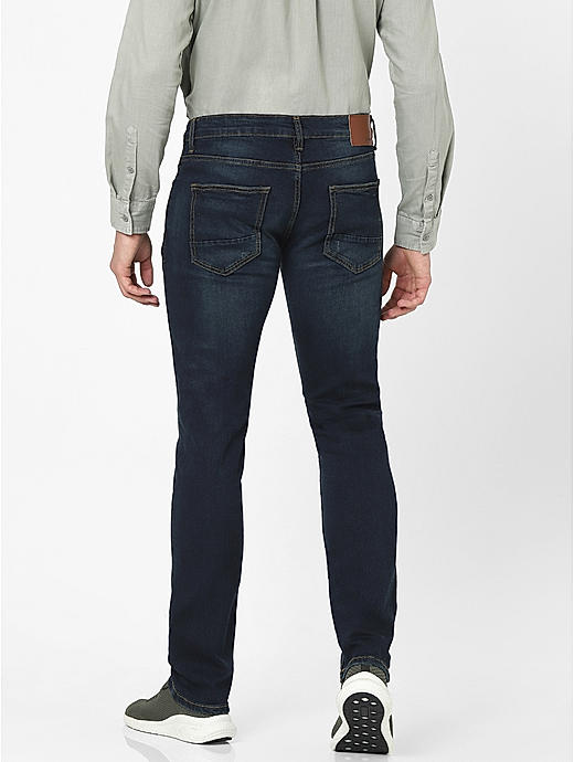 Buy Navy Blue Jeans For Men Online At Celio