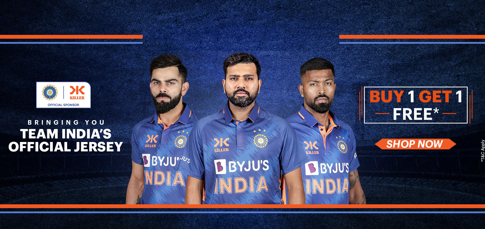Indian Team Official Jersey