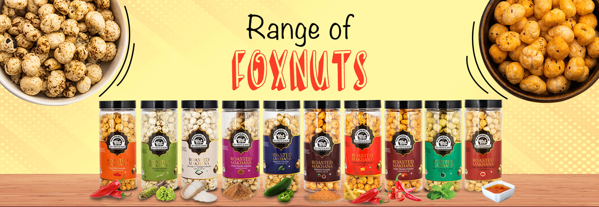 Range of Foxnuts