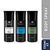 Gentleman Range Deo Body Spray Tripack (Classic + Urbane + Royale) for Men, 150ml Each (Pack of 3)