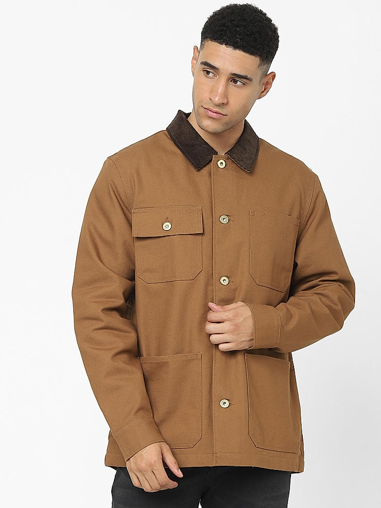 tan chore coat