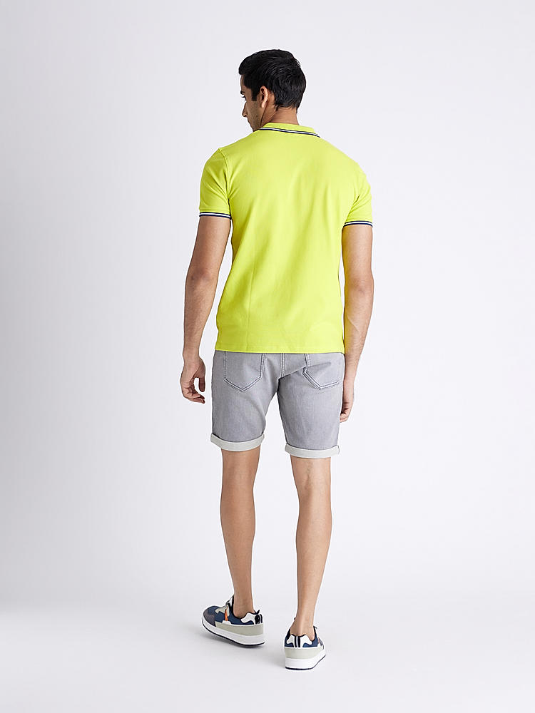 lime green polo shorts