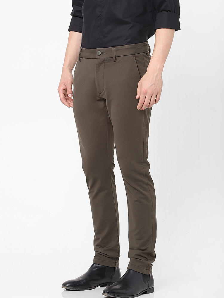 Buy Dark Green Pant for Men Online at Celio