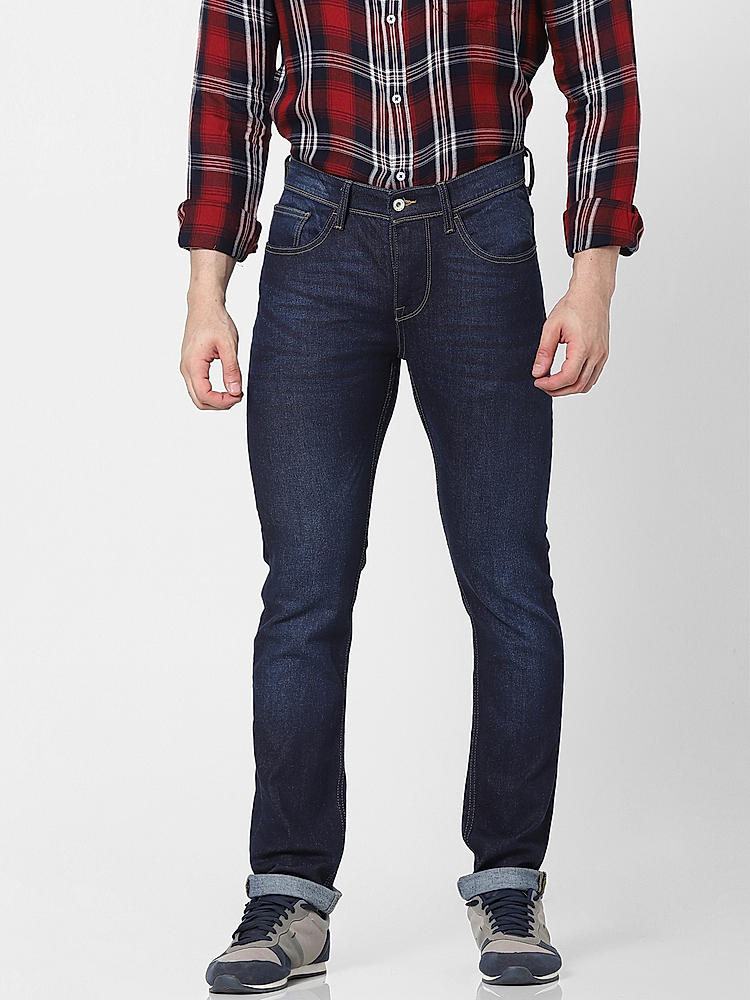 Buy Slim Fit Blue Jeans for Men Online at Celio