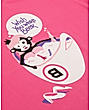 Wish You Were Beverage Slogan T-shirt - Dark Pink