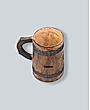 Rare Vintage Wooden Mug - House Of The Dragon (500 ml)