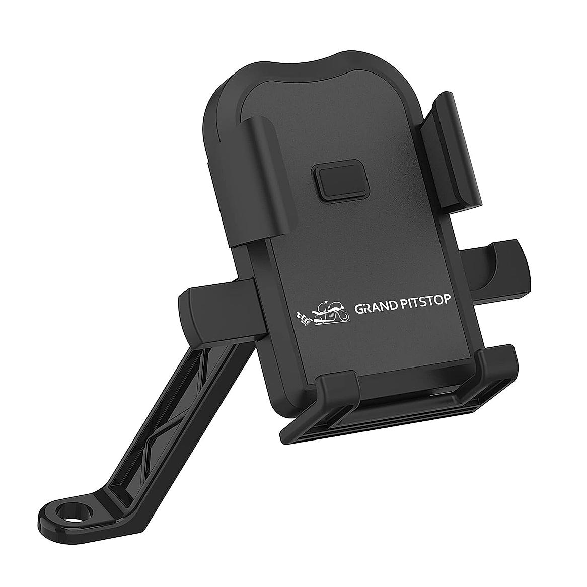 Cool Grip B2 Bike Mirror Mount Mobile Holder - One Click Locking - Black