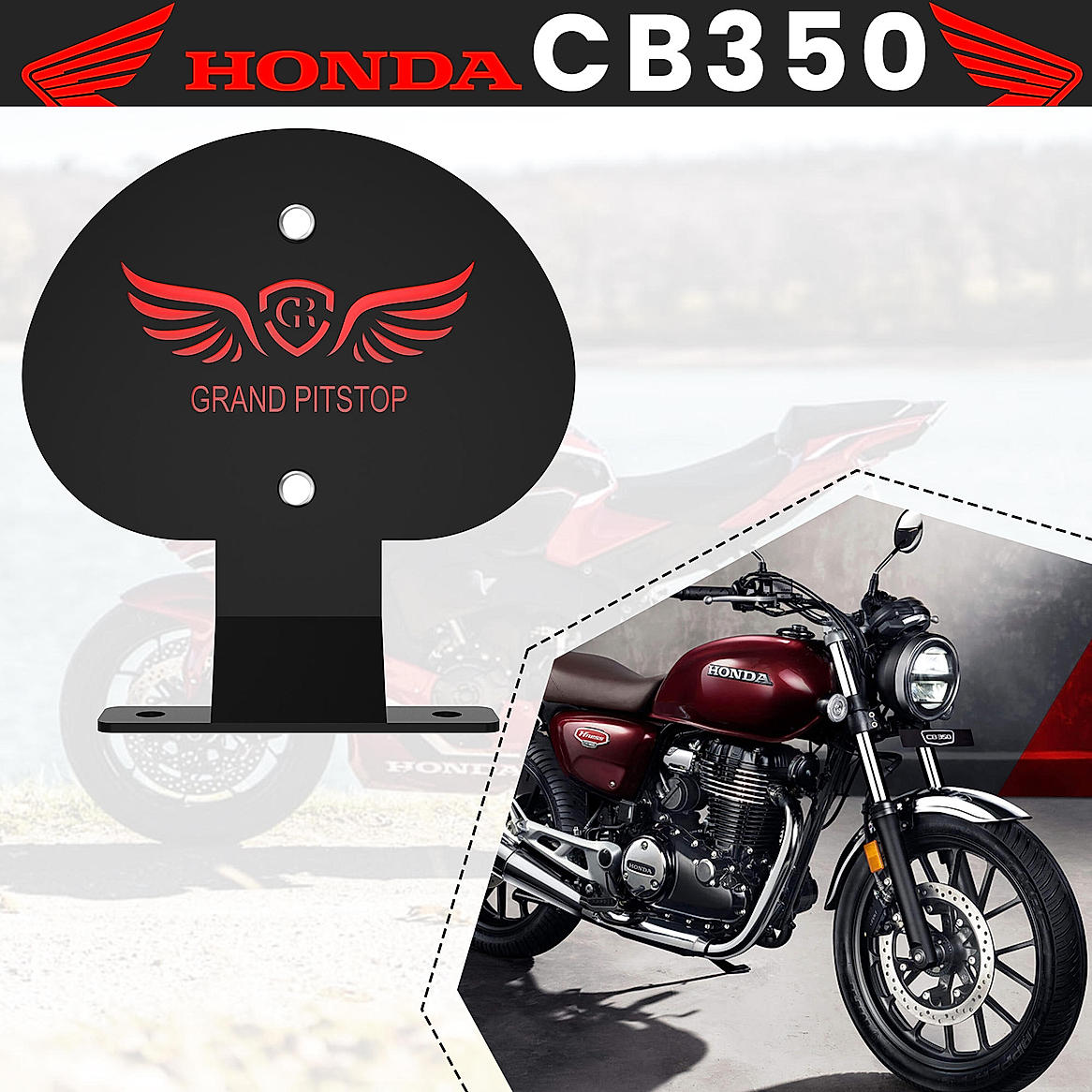 Back Rest Stand for Honda CB350