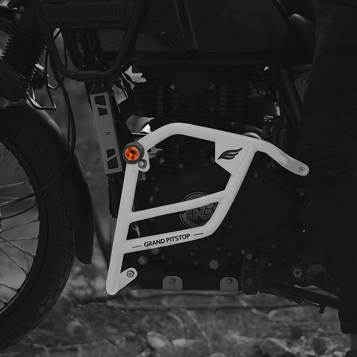 Royal enfield bs6 crash guard clearance