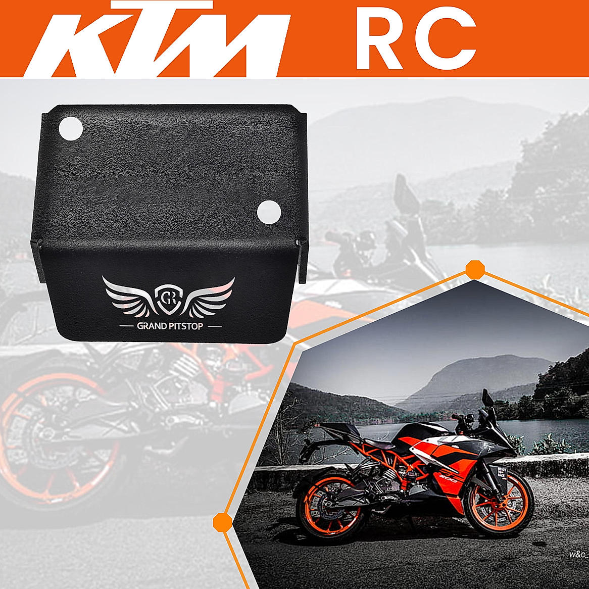 Front Fluid Reservoir Cap for KTM RC Black