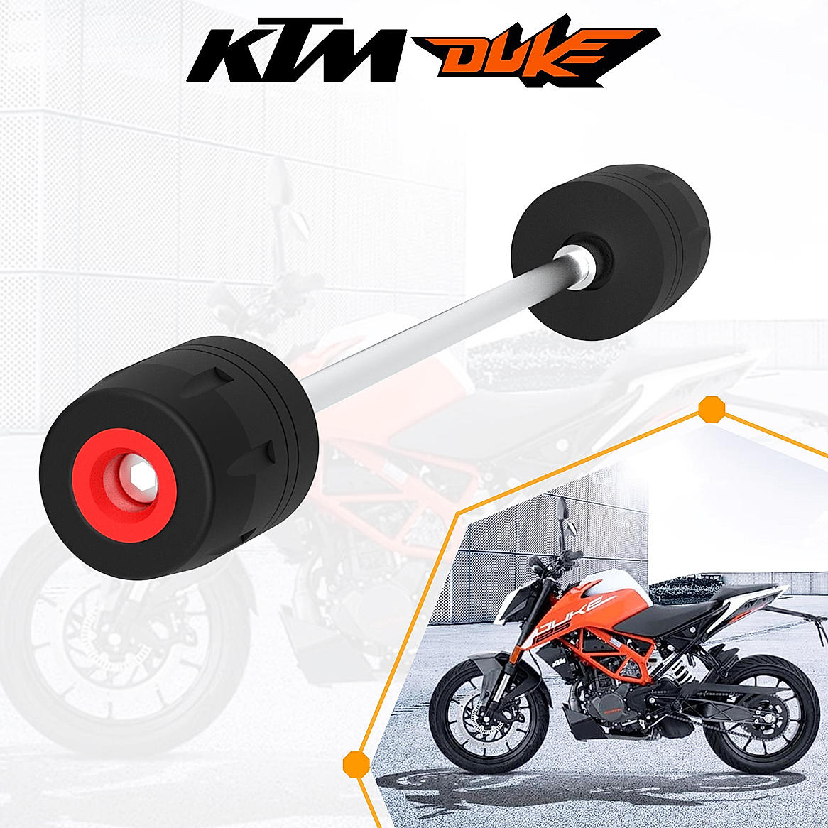 Front Fork Slider for KTM DUKE 390 - Black