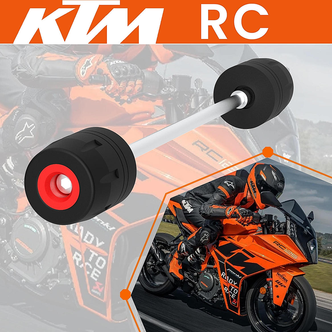 Buy Front Fork Slider for KTM RC Black Online at Grandpitstop FFS 2 B KTM RC