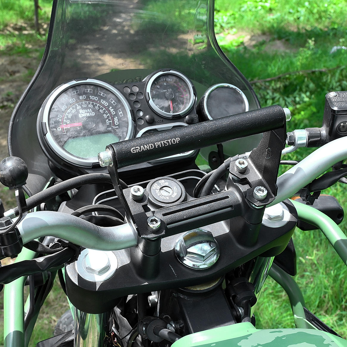 GPS Mount For Royal Enfield Himalayan - BS6 Model (2020-2021) - Black
