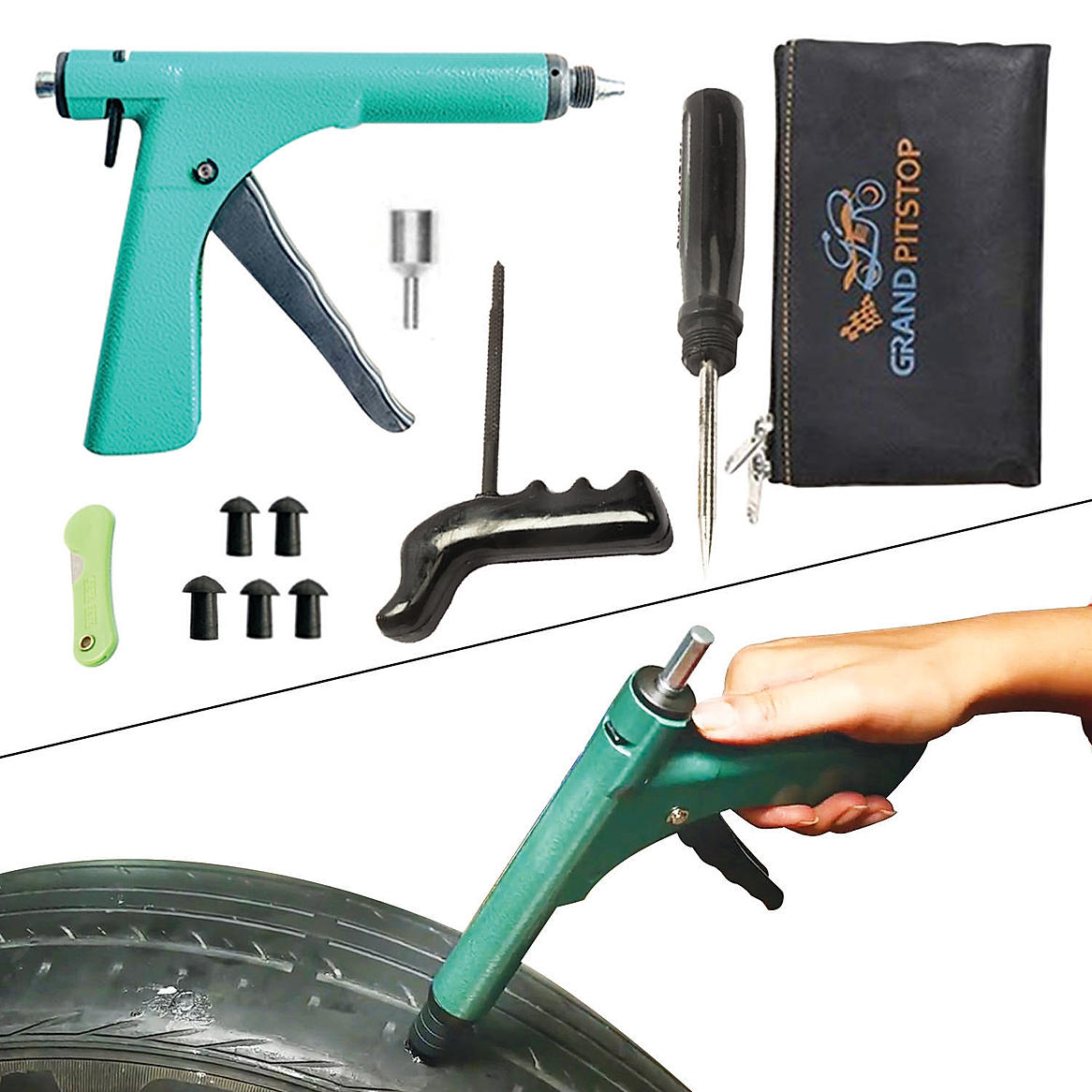 Tubeless tyre puncture kit for bike price 2025