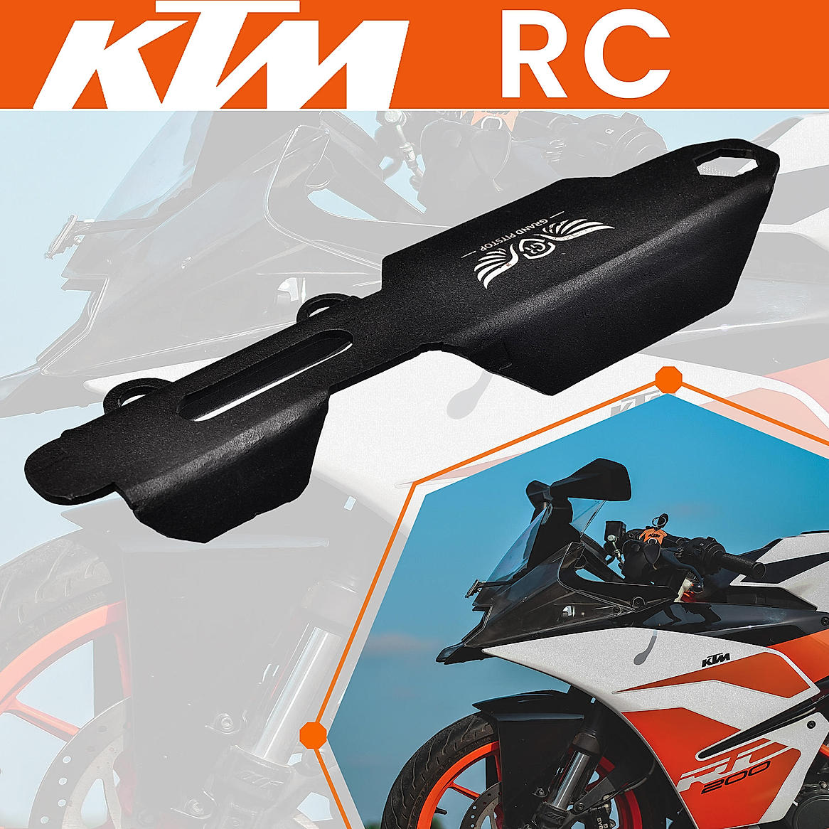 Master Cylinder Cap for KTM RC Black