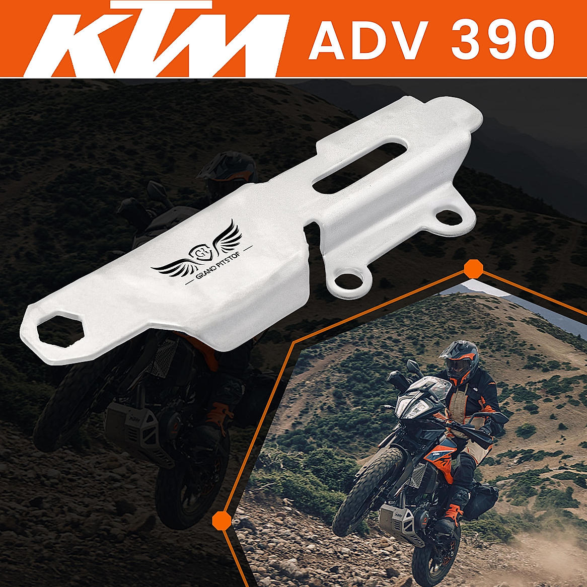 MASTER CYLINDER PROTECTOR - Silver for KTM - ADV 390