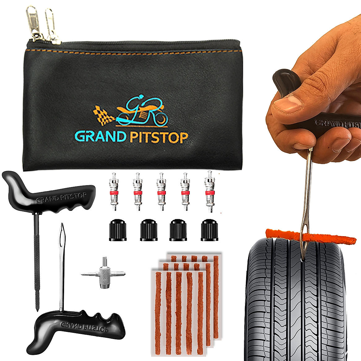 Puncture Repair Kit with 15 Strips