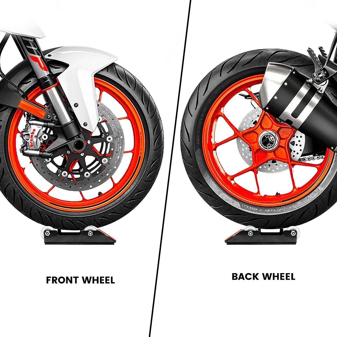 Bike back wheel stand outlet