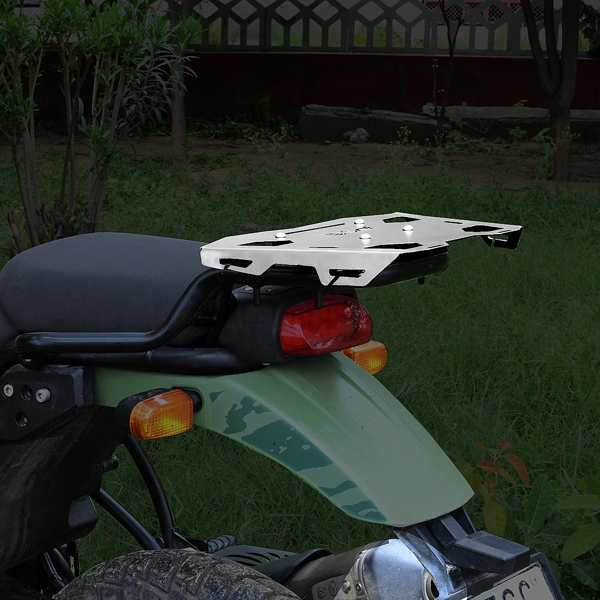 Top Rack Plate For Royal Enfield Himalayan - BS6 Model (2020-2021) - Silver