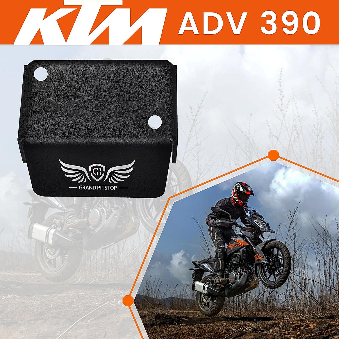 Front Fluid Reservoir Cap for KTM ADVENTURE 390 X Black