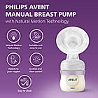 Avent Manual Breast Pump- | Soft cushion adapts to all sizes | Combines suction and Nipple stimulation | SCF430/10
