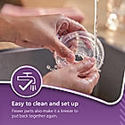 Avent Manual Breast Pump- | Soft cushion adapts to all sizes | Combines suction and Nipple stimulation | SCF430/10