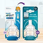 Avent Anti Colic Teat for Babies aged 6 months and above | Flow 4 | Pack of 2 | BPA Free | SCY764/02