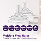 Avent- Natural Response Teat for Babies aged 1 month and above | Flow 3 | Pack of 2 | SCY963/02