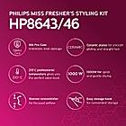 Miss Fresher's Straightener&Dryer Combo Kit- | For Everyday MultiStyling  | 1000 Watts |  HP8643/46