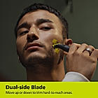 OneBlade  - |  Hybrid Trimmer and Shaver with Dual Protection Technology | Most Skin Friendly Trim | QP1424/10