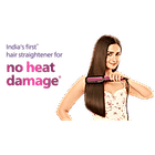 NourishCare- India’s First Hair Straightener designed for No Heat Damage I Uniquely designed NourishCare & SilkProtectCare for Styling with heat protection | BHS522/00