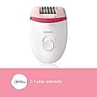 Epilator - | Gentle Hair Removal at Home | Pulls out Hair from the Root Painlessly | BRE235/00 | With 6 Month Warranty Just For Employees*