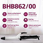 Hair Curler- | 16mm Barrels for Bouncy Curls | 200 °C Heat Temperature in 60 sec for salon like results | BHB862/00 | With 6 Month Warranty Just For Employees*