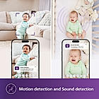 Connected Baby Monitoring Camera- | Monitor and Talk to your Baby | Soothing Sounds Button and Temperature Sensor | SCD641/00