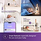 Connected Baby Monitoring Camera- | Monitor and Talk to your Baby | Soothing Sounds Button and Temperature Sensor | SCD641/00