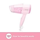 Philips Hair Dryer- | Bhc017/00 Thermoprotect 1200 Watts with Air Concentrator + Diffuser Attachment | Pink | With 6 Month Warranty Just For Employees*