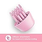 Philips Hair Dryer- | Bhc017/00 Thermoprotect 1200 Watts with Air Concentrator + Diffuser Attachment | Pink | With 6 Month Warranty Just For Employees*