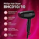 Hair Dryer- Cool Air Setting | Foldable Handle, 3 Flexible Preselected Drying Setting | Compact Design | Travel Friendly | BHC010/10