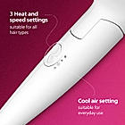 Hair Dryer - | Powerful drying with less heat I 1600 W I Men and Women I Cool Shot | ThermoProtect Care I Travel friendly BHD308/30