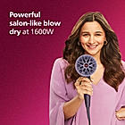 Hair Dryer- Powerful Drying with Less Heat I Advanced Ionic Care for smooth and Shiny Salon Like Looks , 1600 W I Men and Women , Cool Shot , ThermoProtect Care , Travel friendly BHD318/00