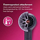 Hair Dryer- Powerful Drying with Less Heat I Advanced Ionic Care for smooth and Shiny Salon Like Looks , 1600 W I Men and Women , Cool Shot , ThermoProtect Care , Travel friendly BHD318/00