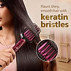 Hair Straightening Brush-with Silk Protect Technology I Naturally Straight hair in 5 Mins I  BHH730/00