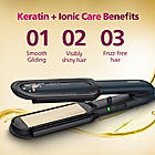 NourishCare- India’s First Hair Straightener designed for No Heat Damage I Uniquely designed NourishCare & KerashineCare for Styling with heat protection | BHS507/40