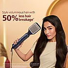 2 in 1 Airstyler | Volumizer + Blow Dryer Brush + Multi-Styler | 3X Volume & 50% Less Hair Breakage | 2 attachments for Straight and Wavy Looks | Argan Oil Infused plates & 4X more Ionic Care for Shinier, Frizz Free Hair | BHA531/10
