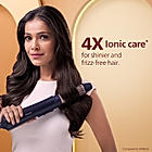 2 in 1 Airstyler | Volumizer + Blow Dryer Brush + Multi-Styler | 3X Volume & 50% Less Hair Breakage | 2 attachments for Straight and Wavy Looks | Argan Oil Infused plates & 4X more Ionic Care for Shinier, Frizz Free Hair | BHA531/10