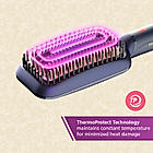 Hair Straightening Brush - | ThermoProtect Technology | Naturally Straight Hair in Just 5 mins | BHH885/10