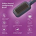 Hair Straightening Brush - | ThermoProtect Technology | Naturally Straight Hair in Just 5 mins | BHH885/10