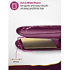 Hair Straightener - | Kerashine Titanium Wide Plate | Silkprotect Technology | BHS738/00 | With 6 Month Warranty Just For Employees*