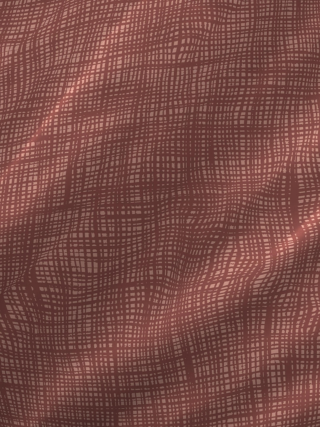 Guaze Cotton Fine Maroon Colored Checkered Print King Bed Sheet Set