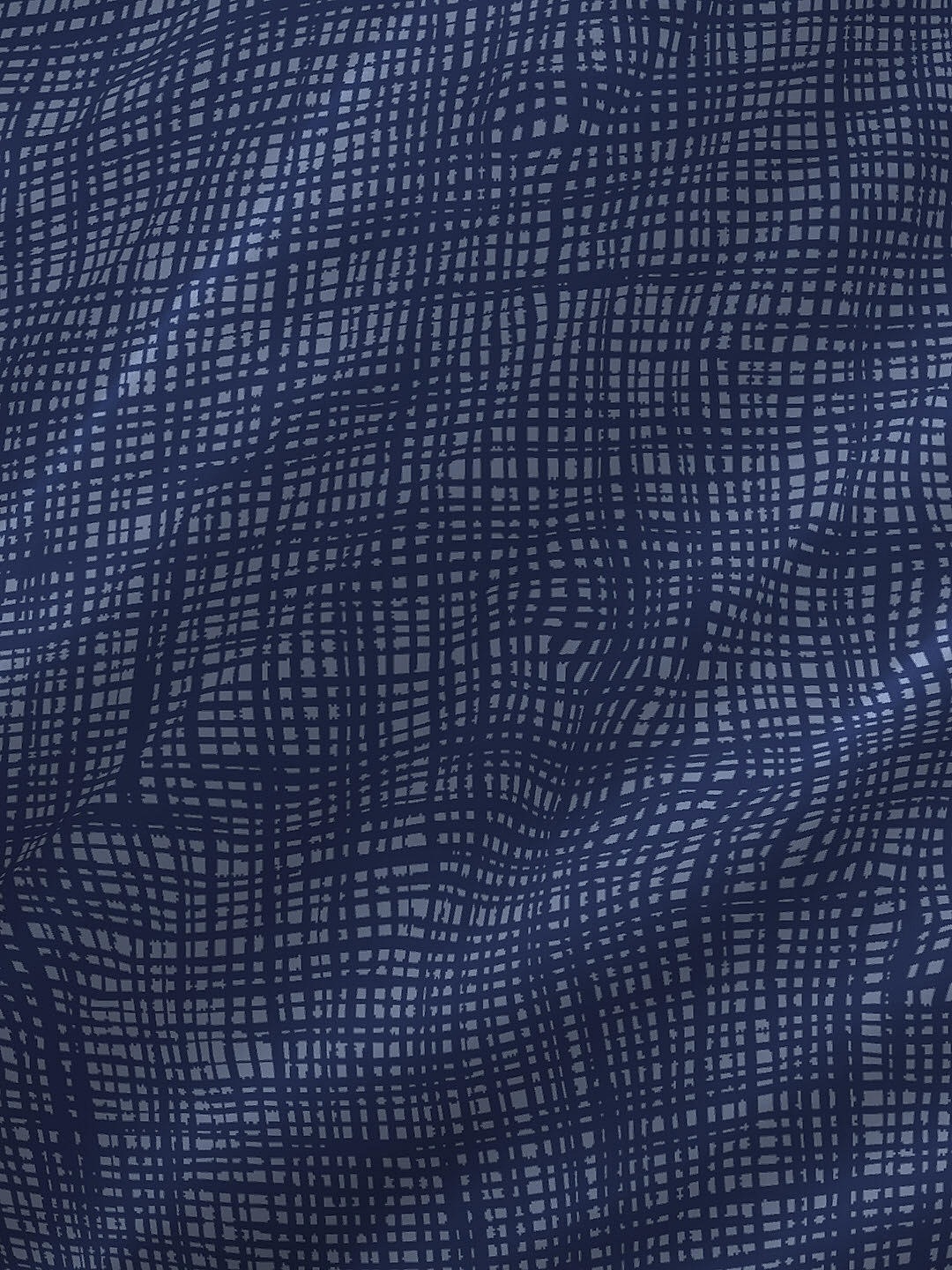 Gauze Textured Pure Cotton 160 Tc Single Bedsheet Set (Blue)